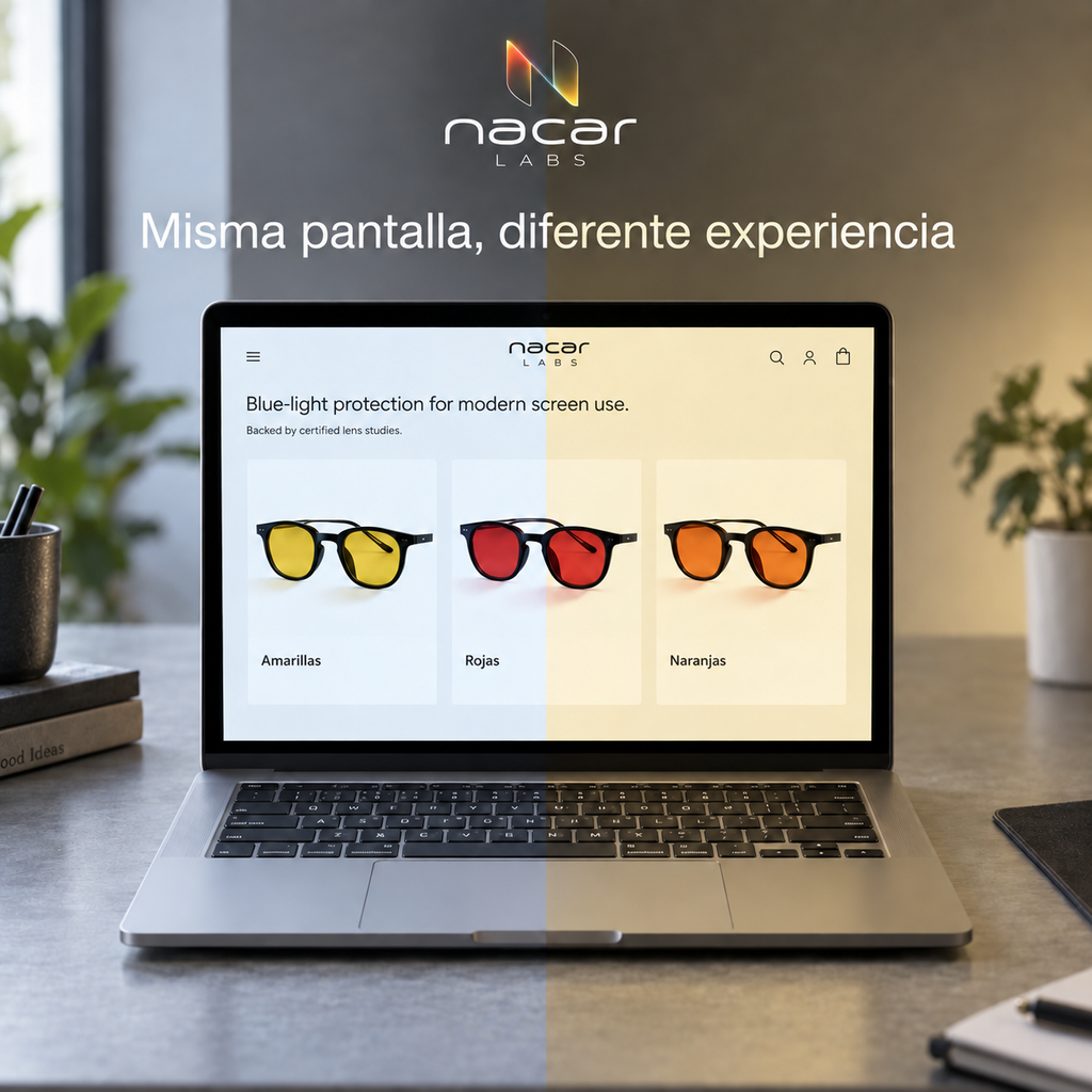 Gafas Blue Light | Día, Tarde y Noche